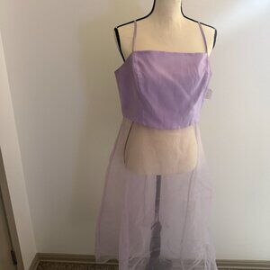 Purple Dress (opaque skirt) - Urban Outfitters